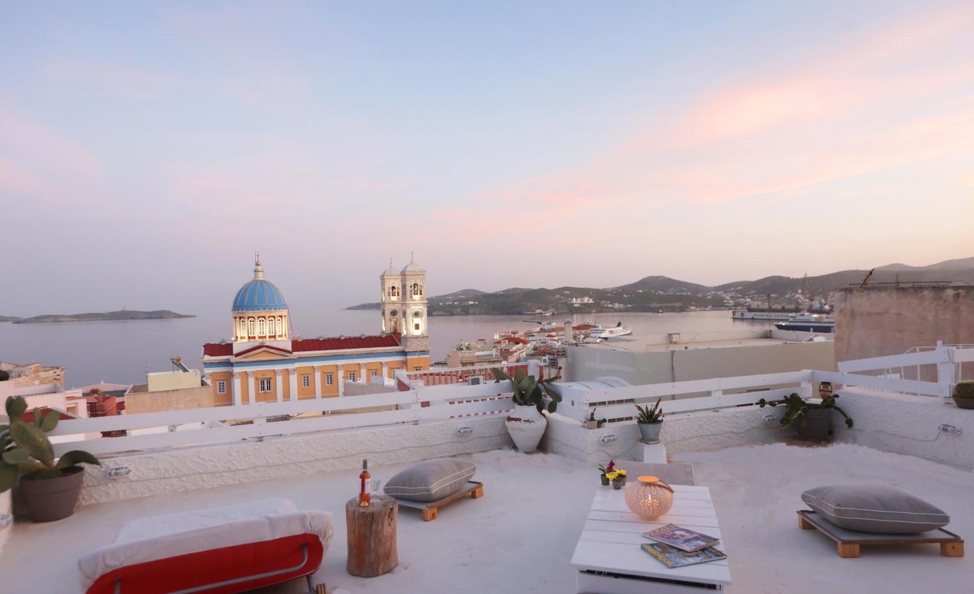 San Nikolas View Guest House Ermúpoli Kültér fotó